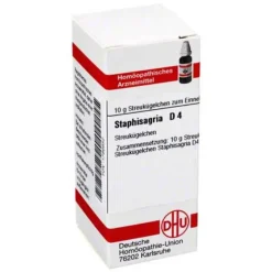 DHU Staphisagria D 4 Globuli, 10 g- S