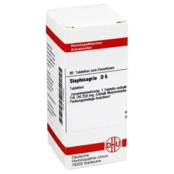 Staphisagria D 6 Tabletten, 80 St^DHU Clearance