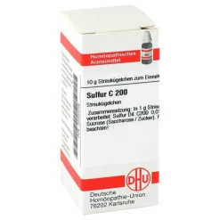 Sulfur C 200 Globuli, 10 g^DHU Clearance