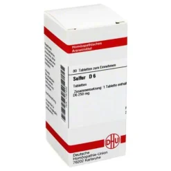 DHU S-Sulfur D 6 Tabletten, 80 St