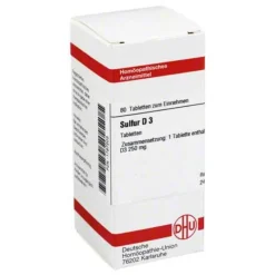 DHU S-Sulfur D 3 Tabletten, 80 St