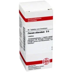 W-Z-DHU Zincum chloratum D 6 Tabletten, 80 St