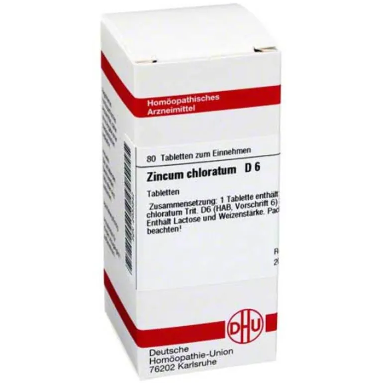 W-Z-DHU Zincum chloratum D 6 Tabletten, 80 St