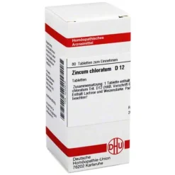 DHU Zincum chloratum D 12 Tabletten, 80 St- W-Z
