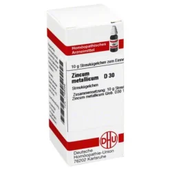 DHU Zincum metallicum D 30 Globuli, 10 g- W-Z|W-Z