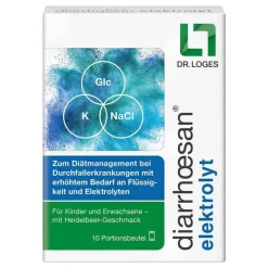 Dr. Loges Durchfallmittel-Diarrhoesan elektrolyt Pulver zur Herstellung einer Lösung zum Einnehmen, 10 St