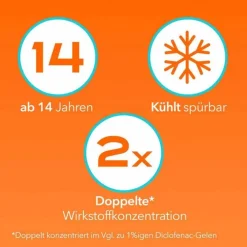 Ratiopharm Diclox forte - Schmerzgel 2 %, mit Diclofenac, 100 g- Diclofenac