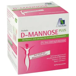Avitale D-Mannose Plus 2000 mg Sticks, 60X2.47 g- Mannose
