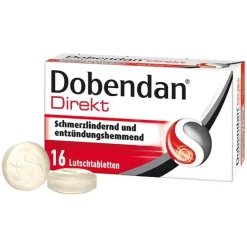 Dobendan ® Direkt Flurbiprofen 8,75 mg Lutschtabletten , 16 St- Halsschmerztabletten