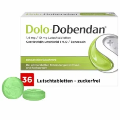 Dobendan Dolo-® 1,4 mg / 10 mg Lutschtabletten, 36 St- Halsschmerztabletten