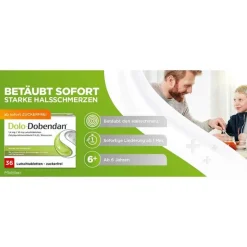 Dobendan Dolo-® 1,4 mg / 10 mg Lutschtabletten, 36 St- Halsschmerztabletten