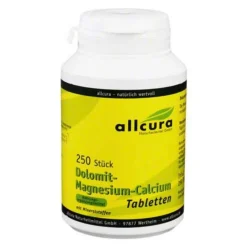 Allcura Magnesium-Dolomit Magnesium Calcium Tabletten 250 St., 250 St