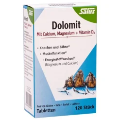 Dolomit Tabletten mit Calcium Magnesium Vit.D3 , 120 St^Salus Best