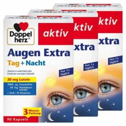 Doppelherz Lutein-Augen Extra Tag + Nacht Kapseln, 3x90 St