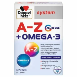 A-Z + Omega-3 all-in-one system Kapseln, 30 St^Doppelherz Hot
