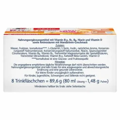 Doppelherz B12 + D3 Duo Aktiv Trinkampullen, 8 St- Vitamin D (Colecalciferol)|Vitamin B12 (Cobalamin)