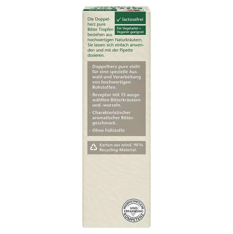 Bitter Tropfen pure, 50 ml^Doppelherz