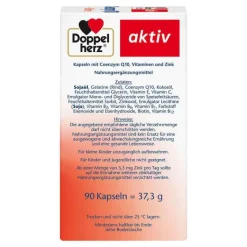 Doppelherz Coenzym Q10-Coenzym Q10 + B Vitamine Kapseln, 90 St