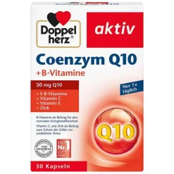 Doppelherz Coenzym Q10+B-Vitamine Kapseln, 30 St- Coenzym Q10