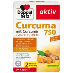 Curcuma 750 Kapseln, 60 St^Doppelherz New