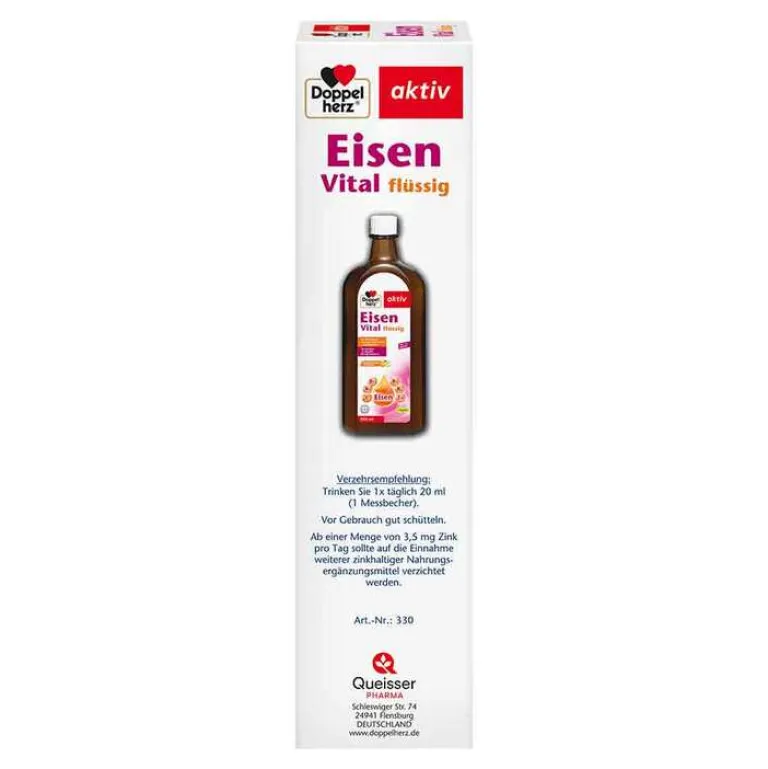 Doppelherz Eisen Vital Tonikum, 500 ml- Eisenversorgung