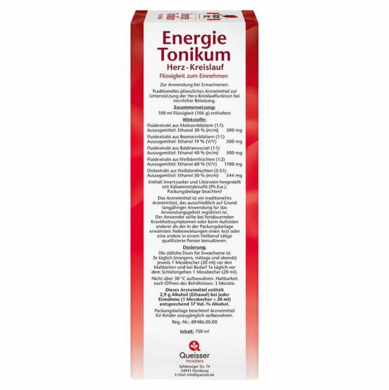 Energie-Tonikum Herz-Kreislauf, 750 ml^Doppelherz Clearance
