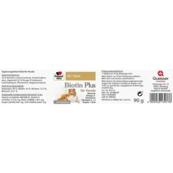 Doppelherz Vitamine-Mineralstoffe-für Tiere Biotin Plus Tabletten für Hunde, 60 St
