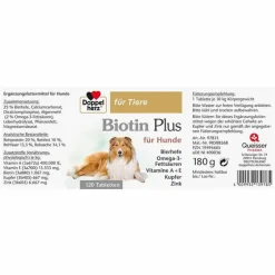 für Tiere Biotin Plus Tabletten für Hunde, 120 St^Doppelherz Sale