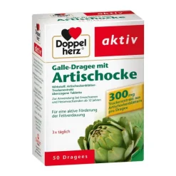 Doppelherz Galle-Dragee mit Artischocke, 50 St- Verdauung