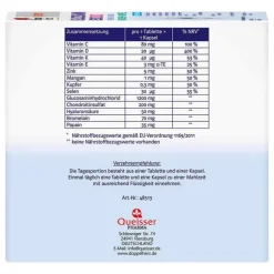 Doppelherz Glucosamin-Chondroitin-Glucosamin 1200 Duo system Kombipackung, 120 St