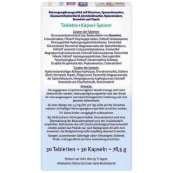 Doppelherz Glucosamin-Chondroitin-Glucosamin 1200 Duo system Kombipackung, 60 St