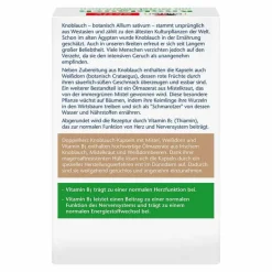 Knoblauch Kapseln mit Mistel + Weißdorn + Vitamin B1, 480 St^Doppelherz Best