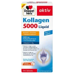 Doppelherz Kollagen 5000 Liquid Sticks, 14X10 ml- Kollagen
