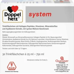 Doppelherz Kollagen Beauty system Trinkfläschchen, 30 St- Kollagen