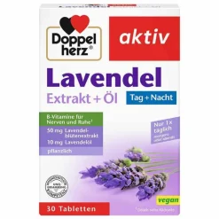Lavendel Extrakt + Öl Tabletten, 30 St^Doppelherz Sale