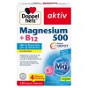 Doppelherz Vitamin B12 (Cobalamin)|Magnesium-Magnesium 500 + B12 2-Phasen Depot Tabletten , 120 St
