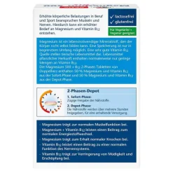 Doppelherz Vitamin B12 (Cobalamin)|Magnesium-Magnesium 500 + B12 2-Phasen Depot Tabletten , 120 St