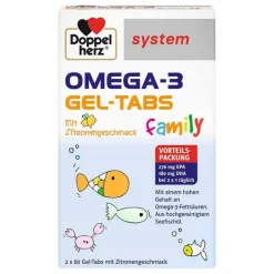 Omega-3 Gel-Tabs family system, 120 St^Doppelherz New