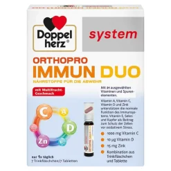 Doppelherz Immunsystem-Orthopro Immun Duo system Trinkampullen, 7 St