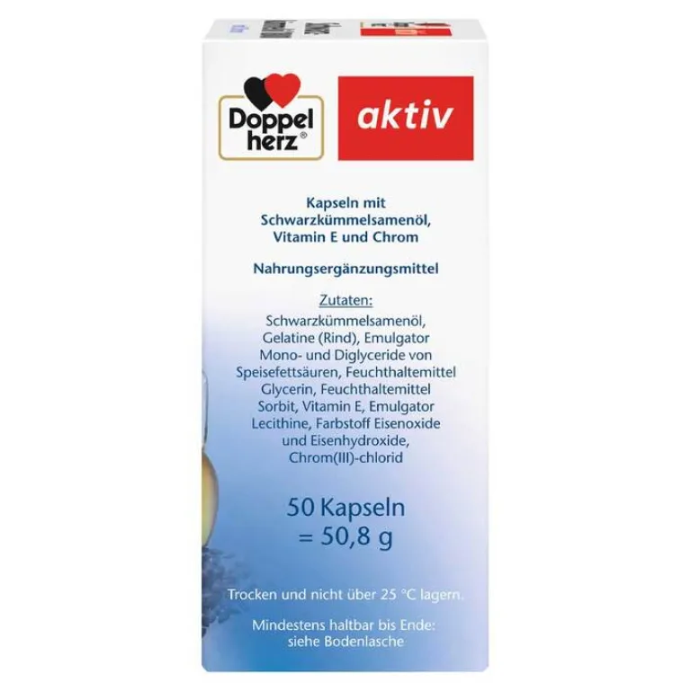 Doppelherz Schwarzkümmelöl 1800 Kapseln, 50 St^ Discount