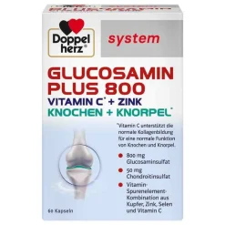 Doppelherz Glucosamin-Chondroitin-system Glucosamin Plus 800 Kapseln, 60 St