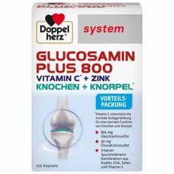 Doppelherz Glucosamin-Chondroitin-system Glucosamin Plus 800 Kapseln, 120 St