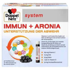 Doppelherz system Immun+Aronia Ampullen, 30 St- Multivitamine|Immunsystem