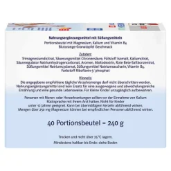 Doppelherz system Magnesium+Kalium Citrat Granulat, 40 St- Magnesium|Hirnleistung & Nerven