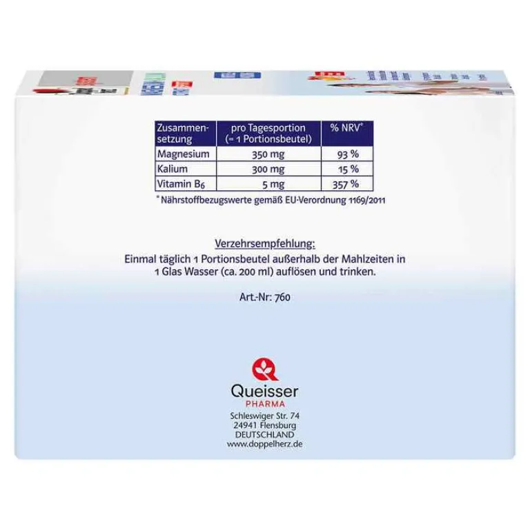 Doppelherz system Magnesium+Kalium Citrat Granulat, 40 St- Magnesium|Hirnleistung & Nerven