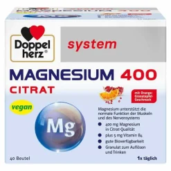 system Magnesium 400 Citrat Granulat, 40 St^Doppelherz New