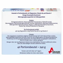system Magnesium 400 Citrat Granulat, 40 St^Doppelherz New