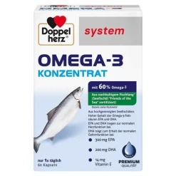 system Omega-3 Konzentrat Kapseln, 60 St^Doppelherz Outlet