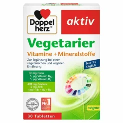 Doppelherz Multivitamine-Vegetarier Vitamine+Mineralstoffe Tabletten, 30 St