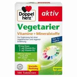 Vegetarier Vitamine + Mineralstoffe aktiv, 100 St^Doppelherz Online